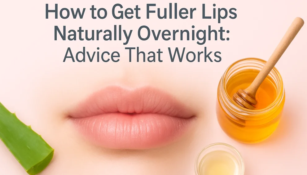 How to Get Fuller Lips Naturally Overnight: Advice That Works