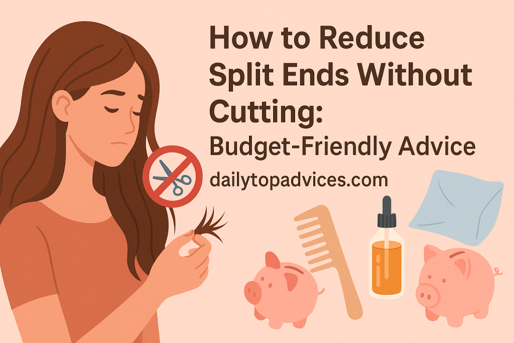 How to Reduce Split Ends Without Cutting: Advice Budget-friendly