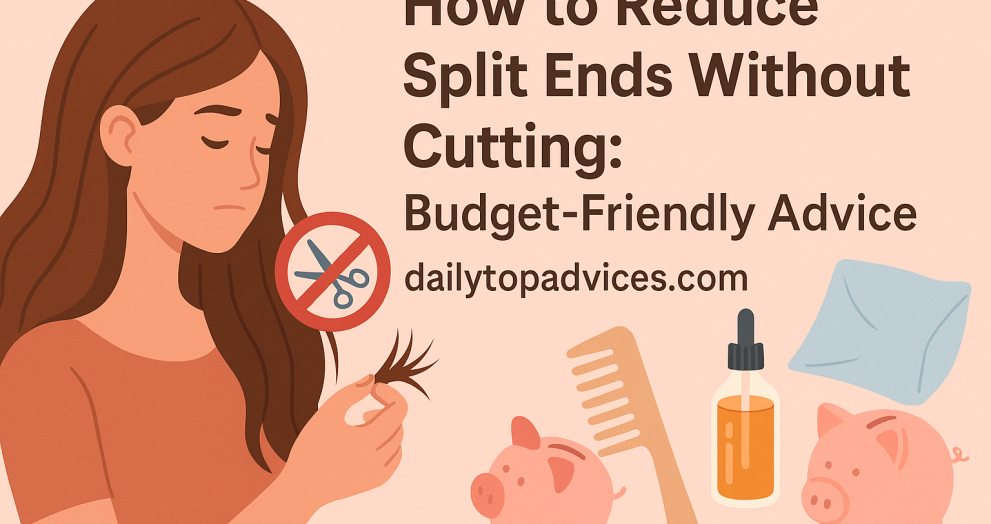 How to Reduce Split Ends Without Cutting: Advice Budget-friendly