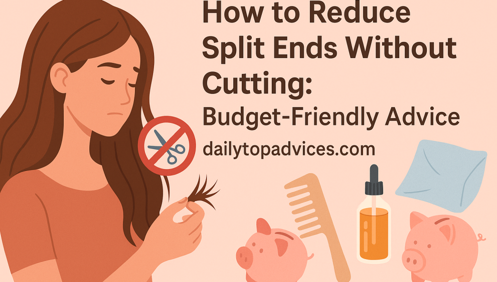 How to Reduce Split Ends Without Cutting: Advice Budget-friendly