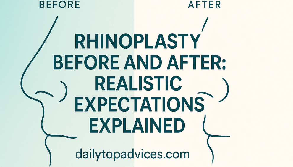 rhinoplasty before and after