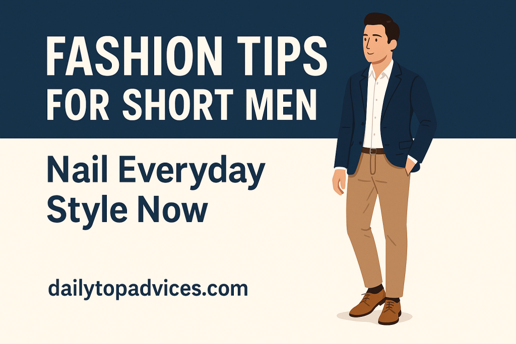 Fashion Tips for Short Men: Advice to Nail Everyday Style Now