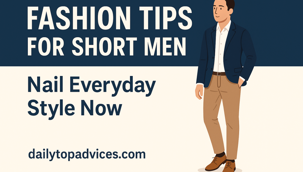 Fashion Tips for Short Men: Advice to Nail Everyday Style Now
